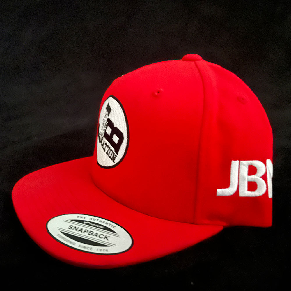 Red Snap Back Fitted Hat